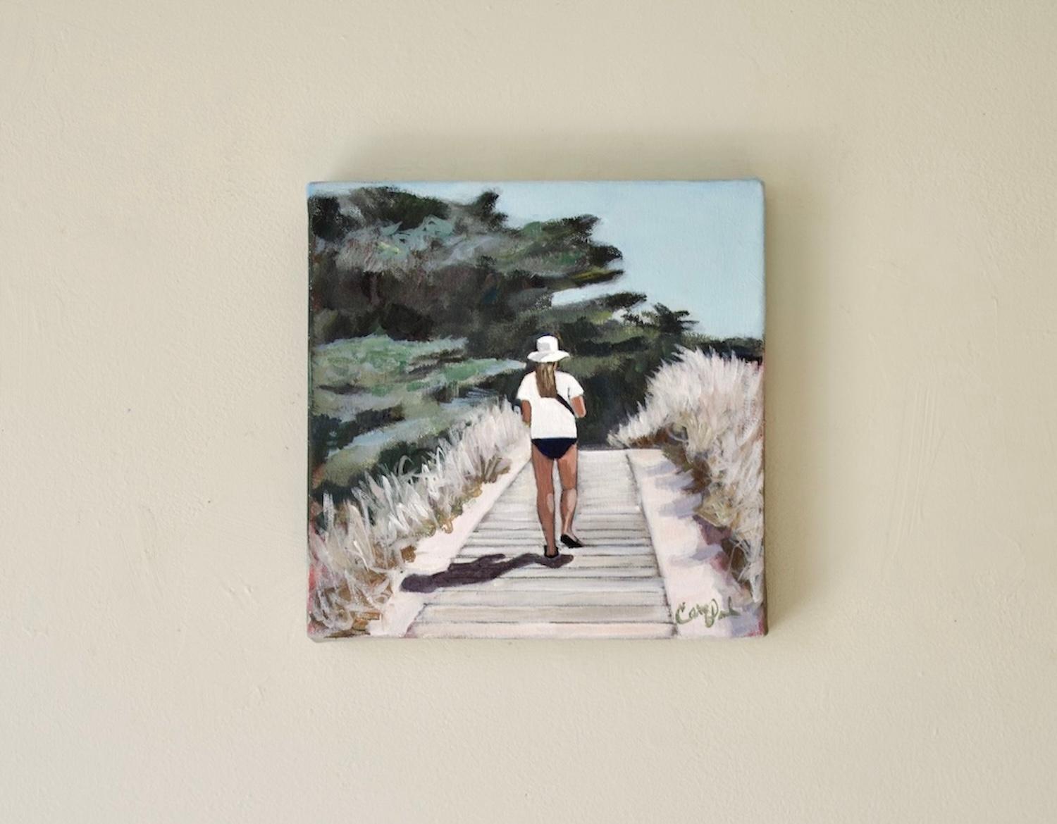 Plage de la Remigeasse, Originalgemälde (Zeitgenössisch), Painting, von Carey Parks