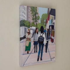 Spaziergang im West Village, Originalgemälde