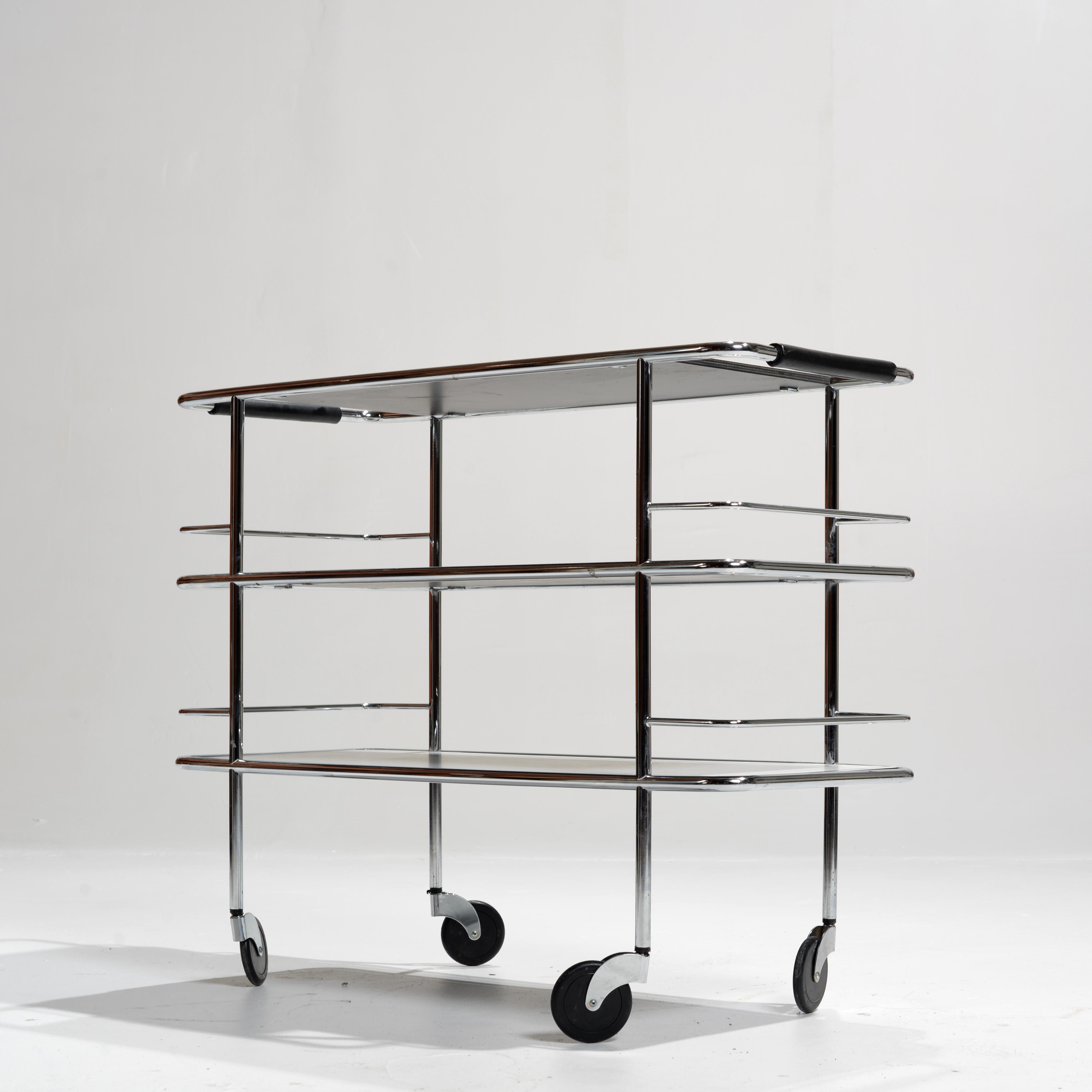 Cargo Trolley by Gunilla Allard for Lammhults, Sweden In Excellent Condition In Los Angeles, CA