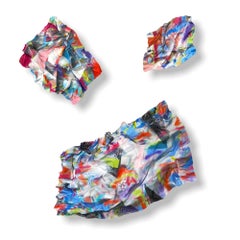 Chromatic Path . Abstract, colorful, graffiti, Wall Sculptures on Plexiglass