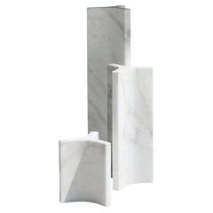 Cariátide Small Sculpture in Carrara Marble Stone by NERINEA