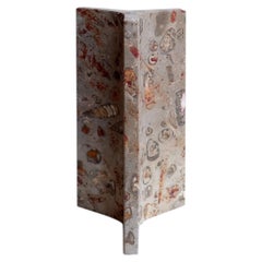 Cariátide Small Series, 24cm Sculpture in Jurassic Fossil Stone by NERINEA