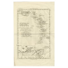 Caribbean & Lesser Antilles – Enlightenment Map by Rigobert Bonne, c.1780