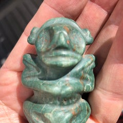 Caribbean Rich Treasure Jade, Female "Fertility" Pendant, 500 Years#6