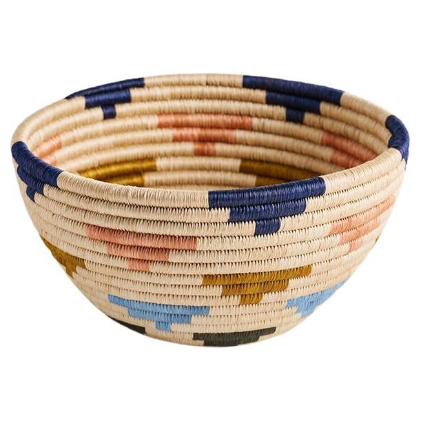 Caribe Handwoven Fique Fruit Basket Bowl For Sale