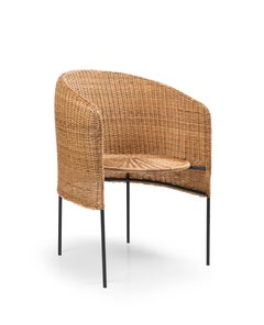 Sedia da pranzo Caribe Natural di Sebastian Herkner