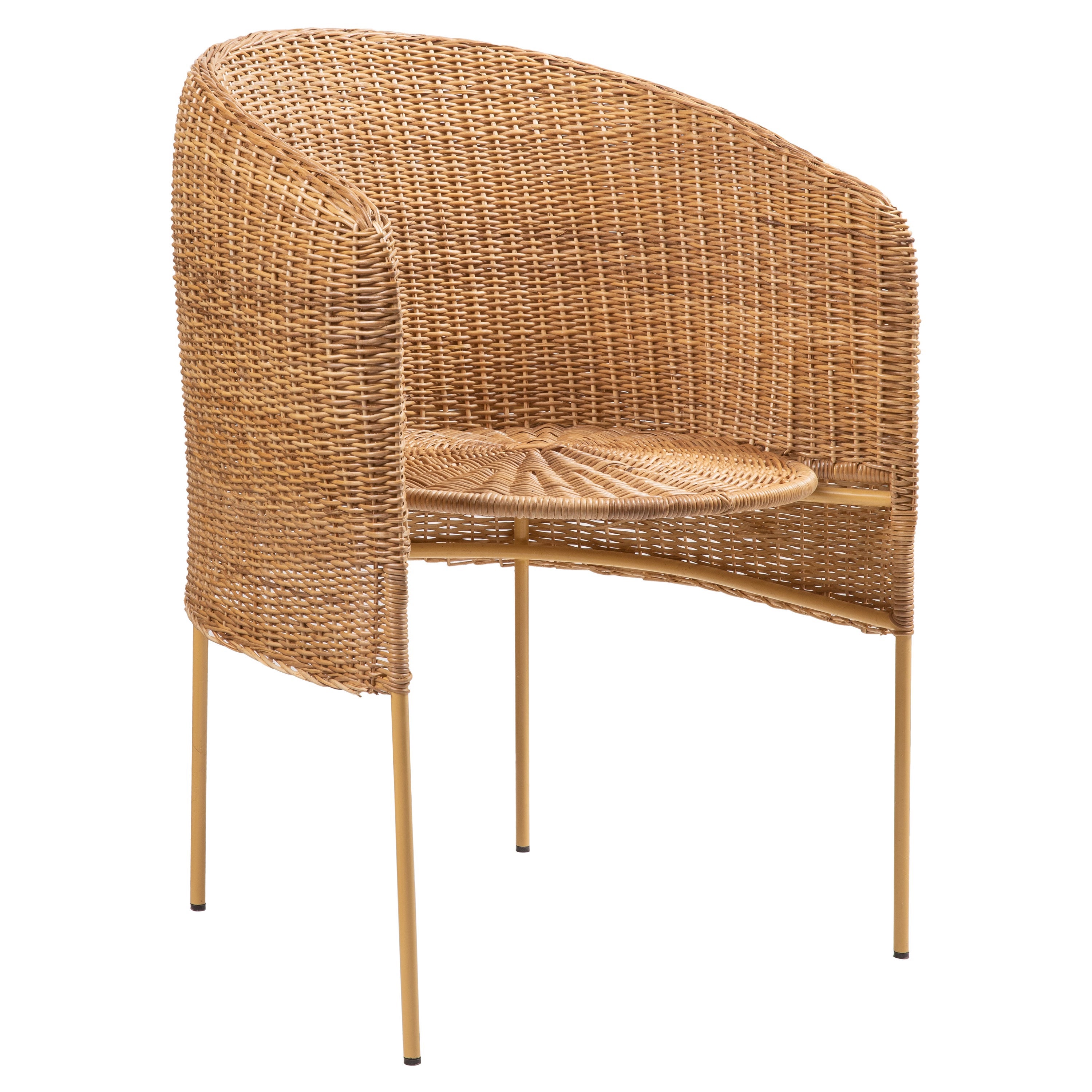 Caribe Natural Lounge Chair by Sebastian Herkner For Sale