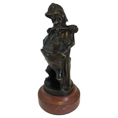 Caricature Napoleon III Bronze Statuette, Signed Ham Late 19th Century