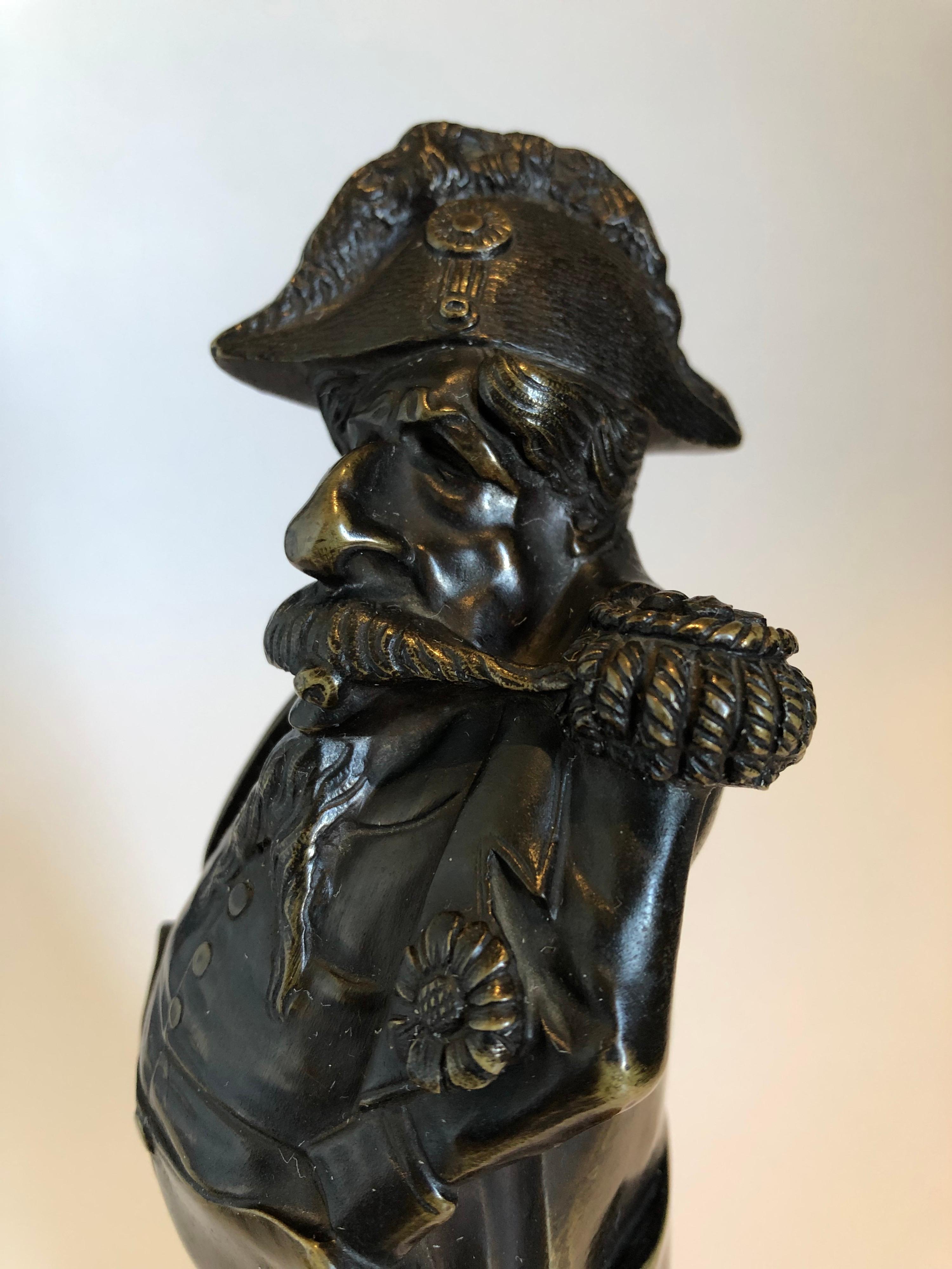 Caricatur Napoleon III Bronze-Statuette, signiert Ham, spätes 19. Jahrhundert im Angebot 1