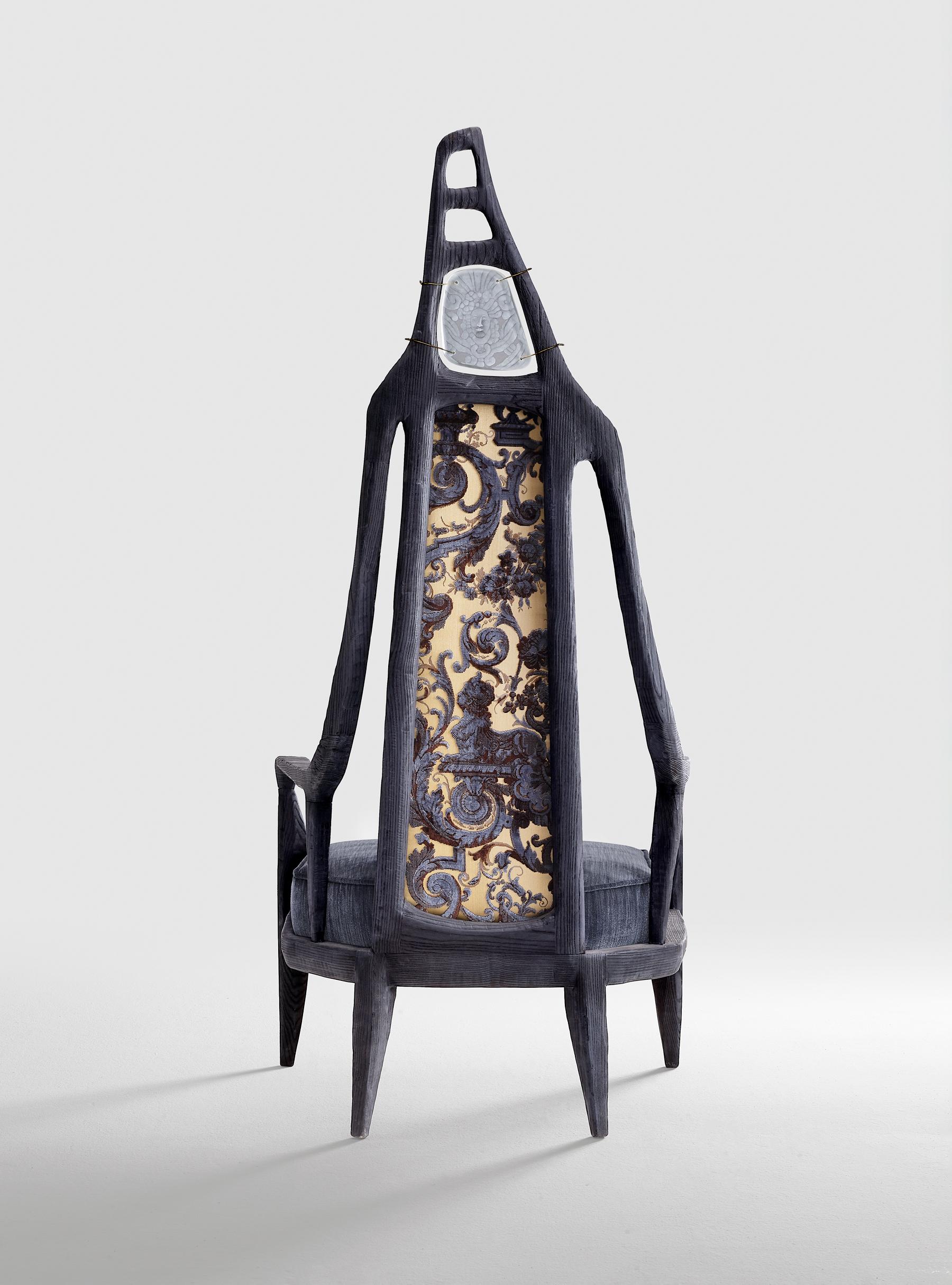 Italian Cariega Chair by Vetralia For Sale