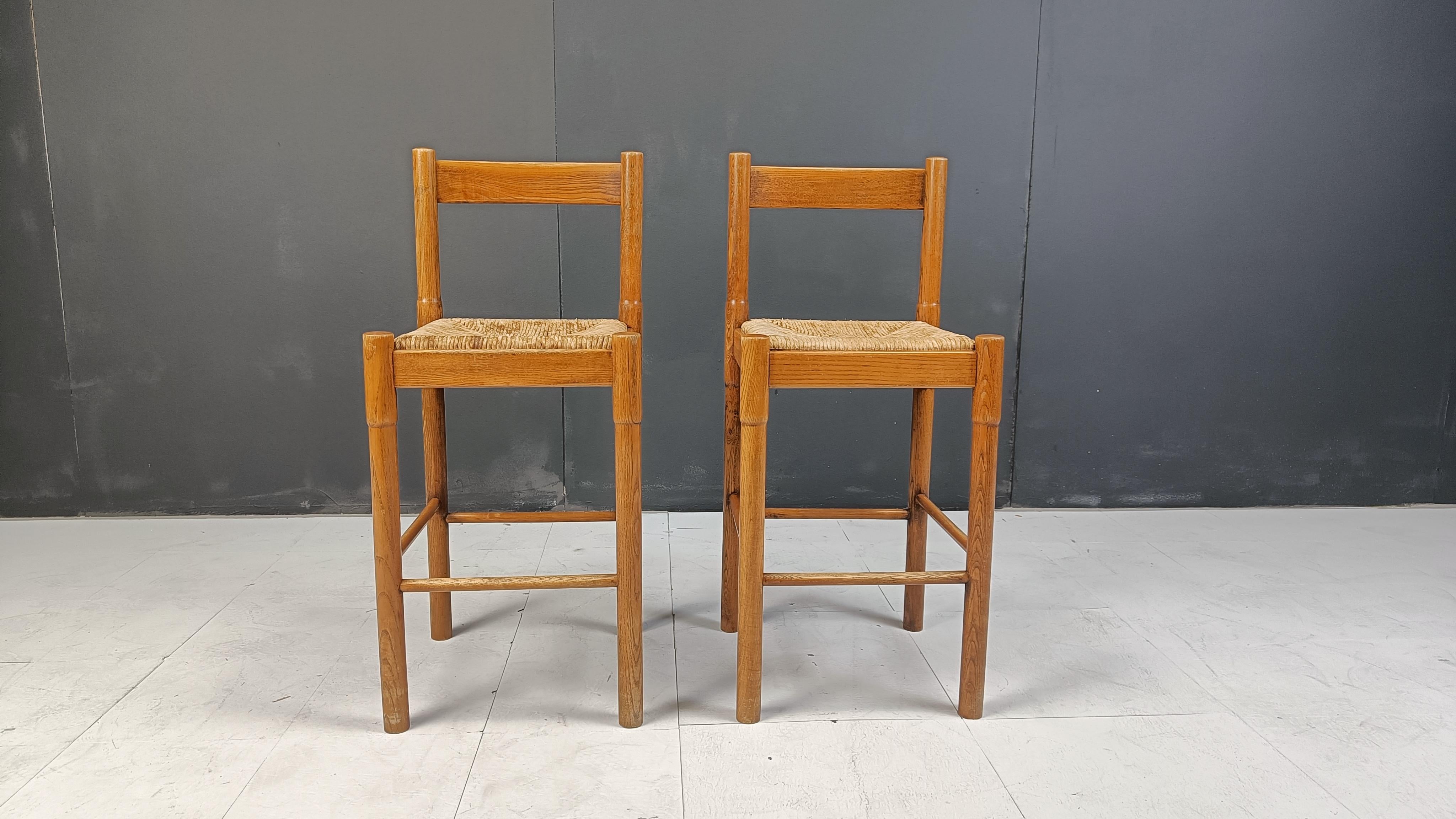 Italian Carimate Barstools by Vico Magistretti for Cassina, 1962