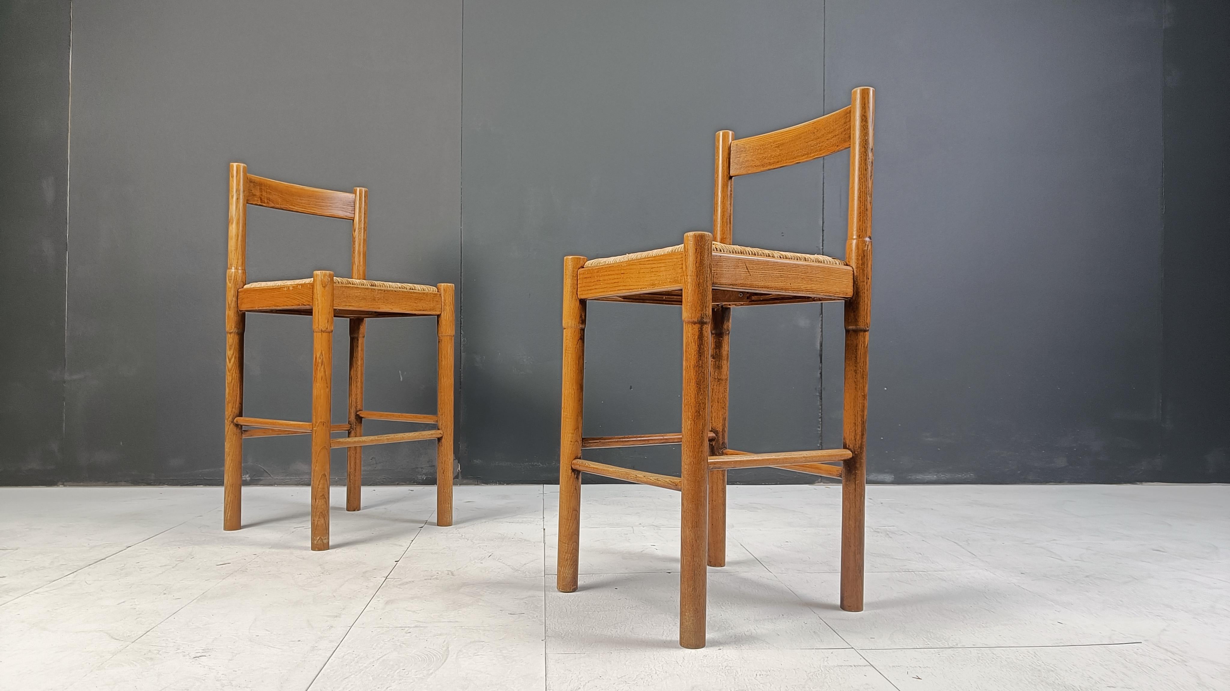 Mid-20th Century Carimate Barstools by Vico Magistretti for Cassina, 1962