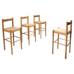 Carimate Barstools by Vico Magistretti for Cassina, 1962, Set of 4