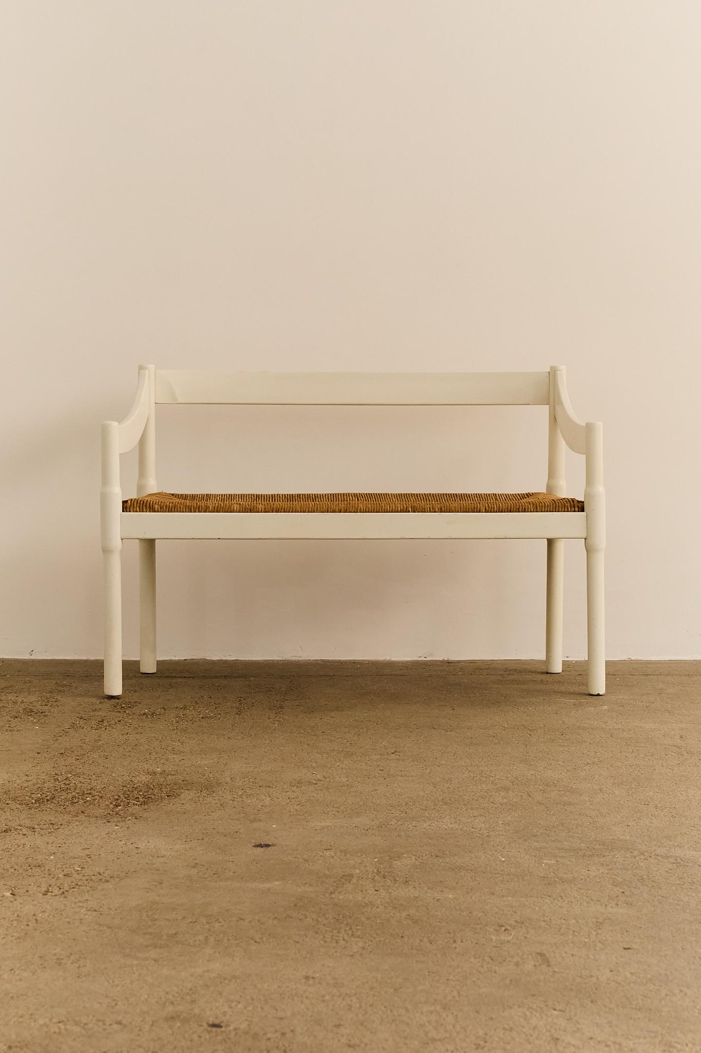 Moderne Banc Carimate par Vico Magistretti pour Cassina en vente