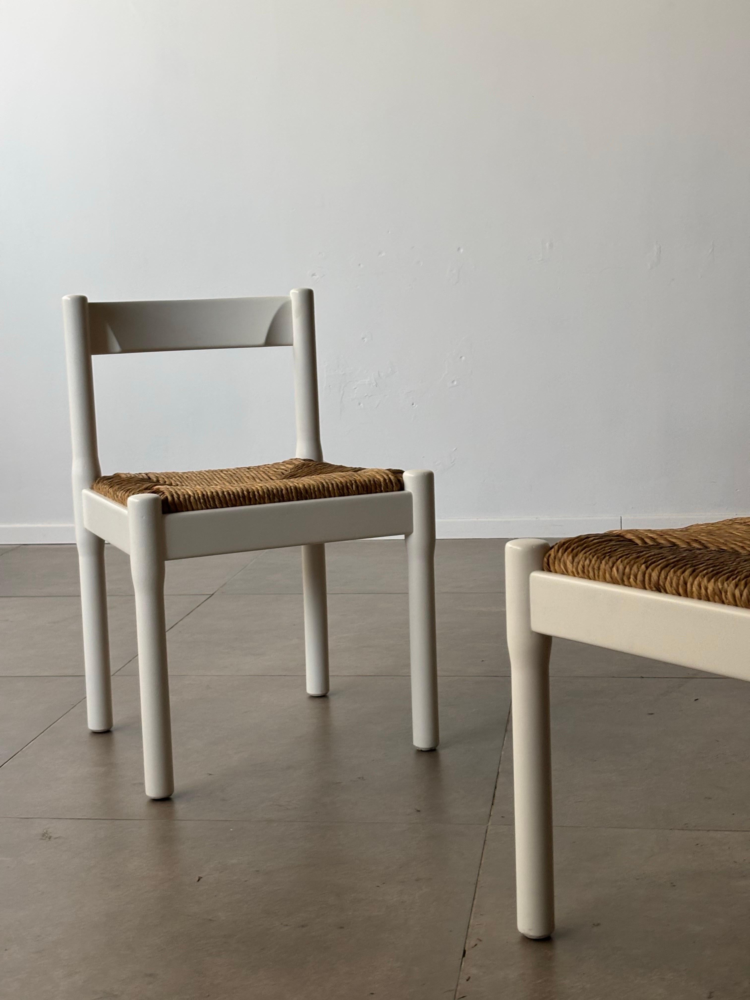 Carimate Chairs by Vico Magistretti for Cassina, 1959 Italy For Sale 5