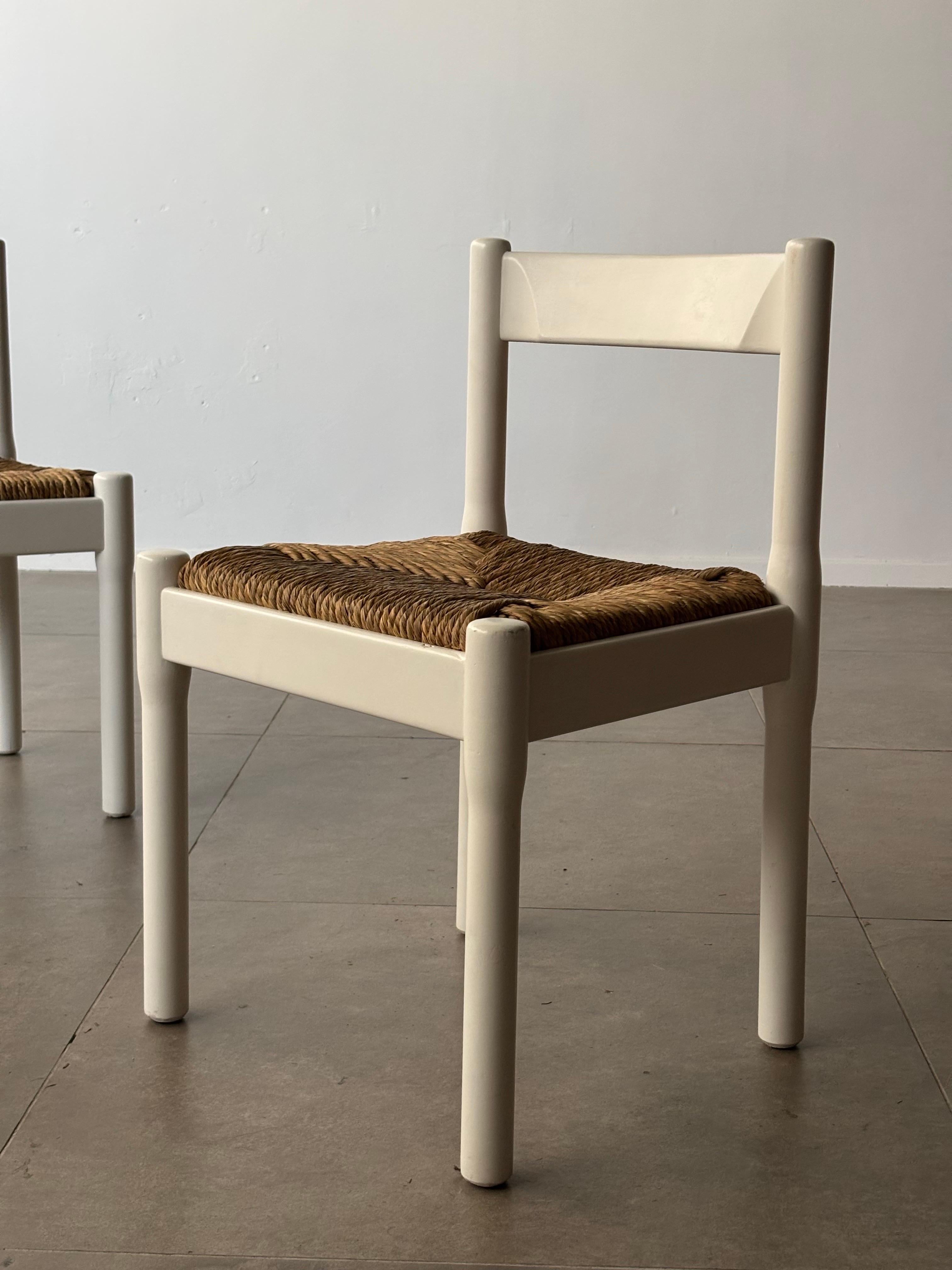 Carimate Chairs by Vico Magistretti for Cassina, 1959 Italy For Sale 4