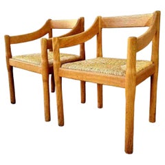 Carimate Chairs, Design by Vico Magistretti, Cassina Italy 60s
