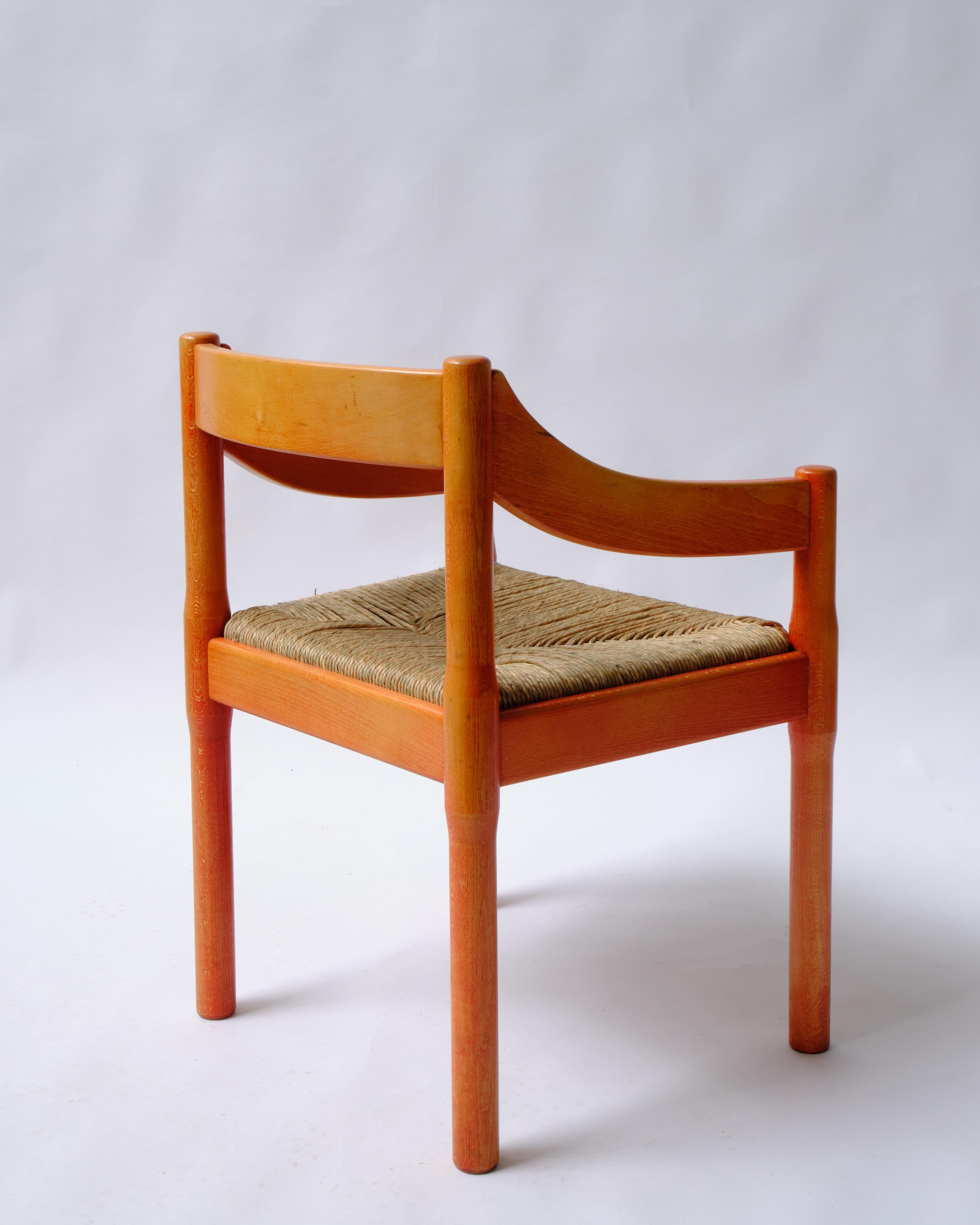 Lacquered Carimate Dining Chairs by Vico Magistretti for Habitat/Conran, Set of Eight