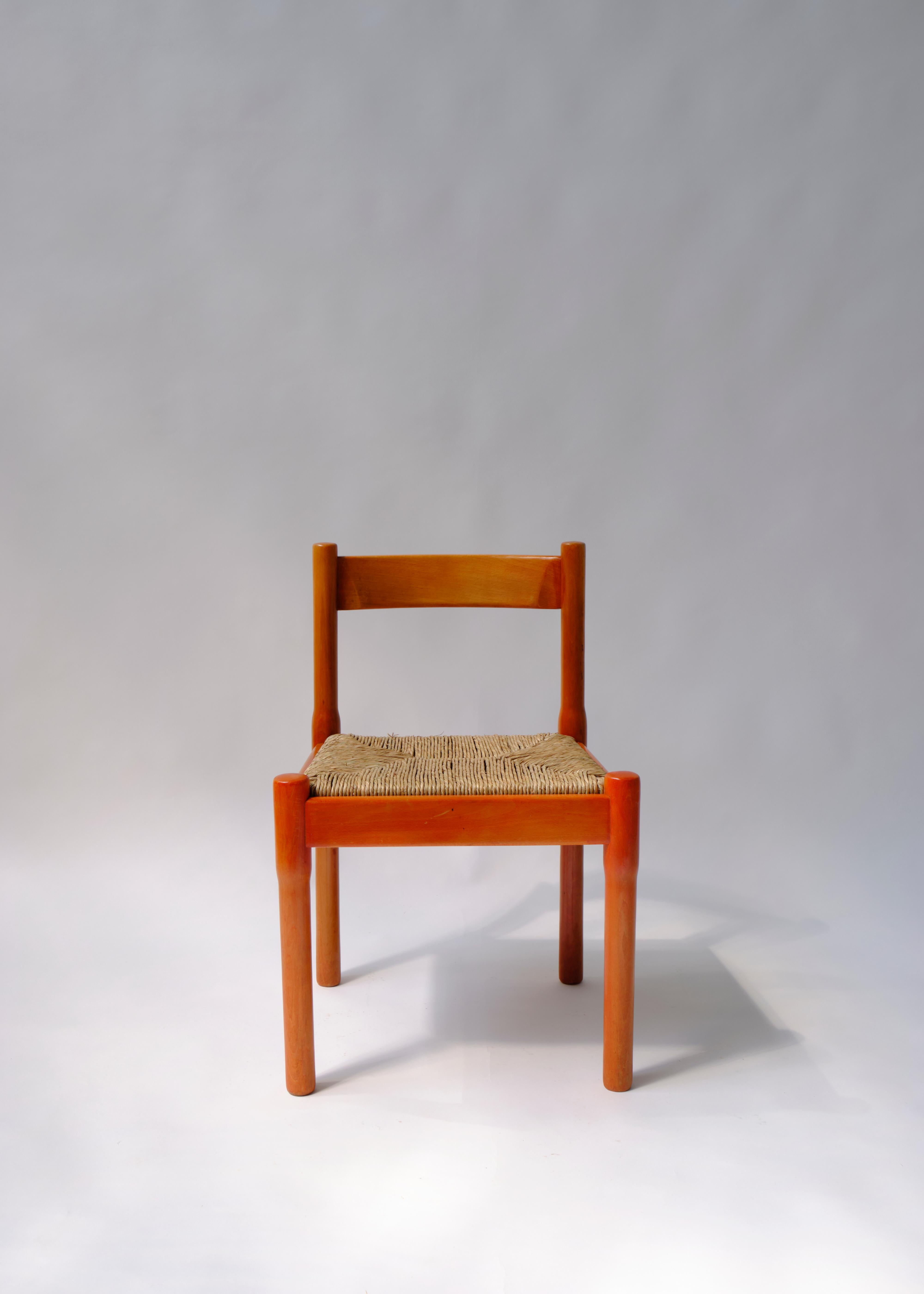 Carimate Dining Chairs by Vico Magistretti for Habitat/Conran, Set of Eight In Good Condition In Edinburgh, Scotland