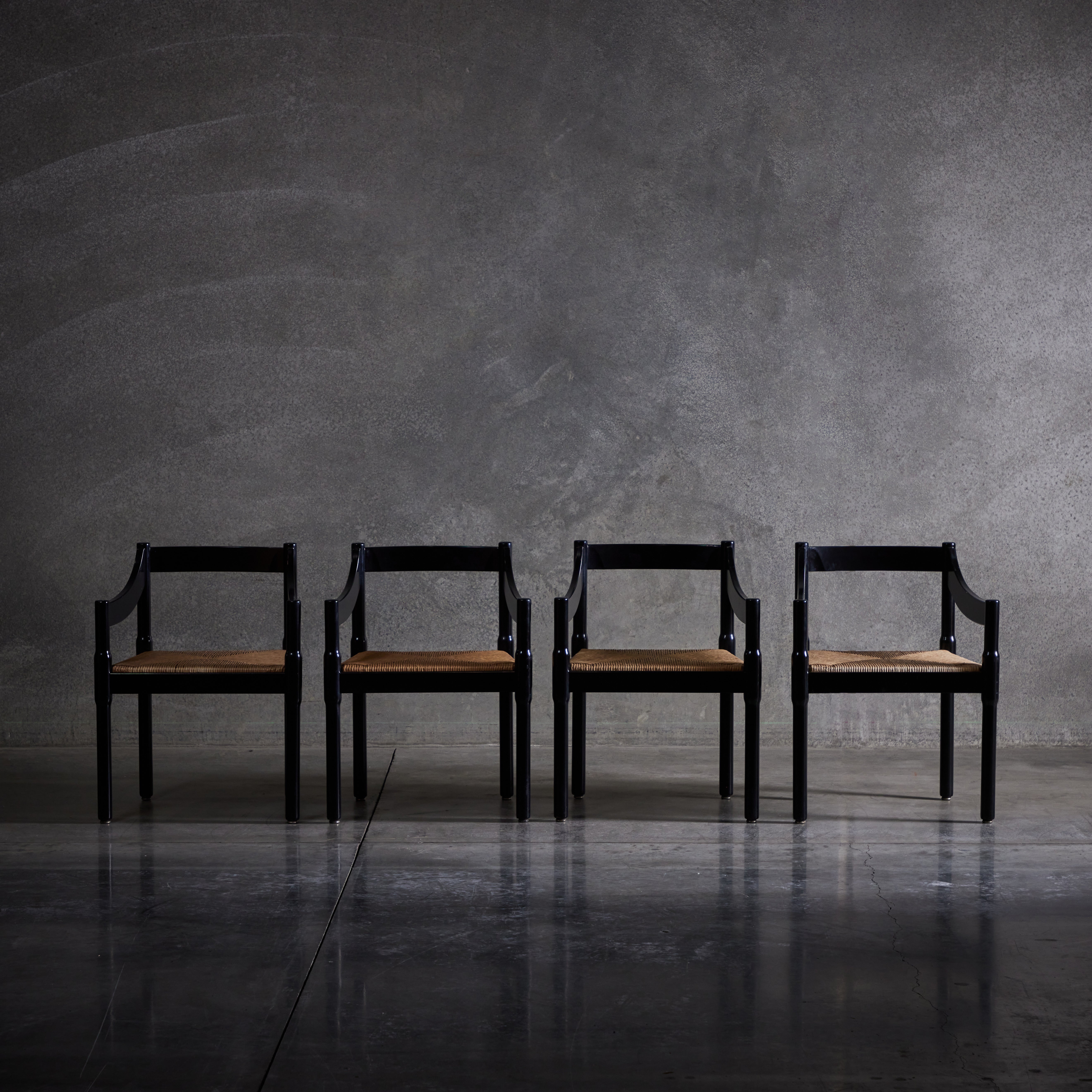 Italian Carimate Dining Chairs by Vico Magistretti