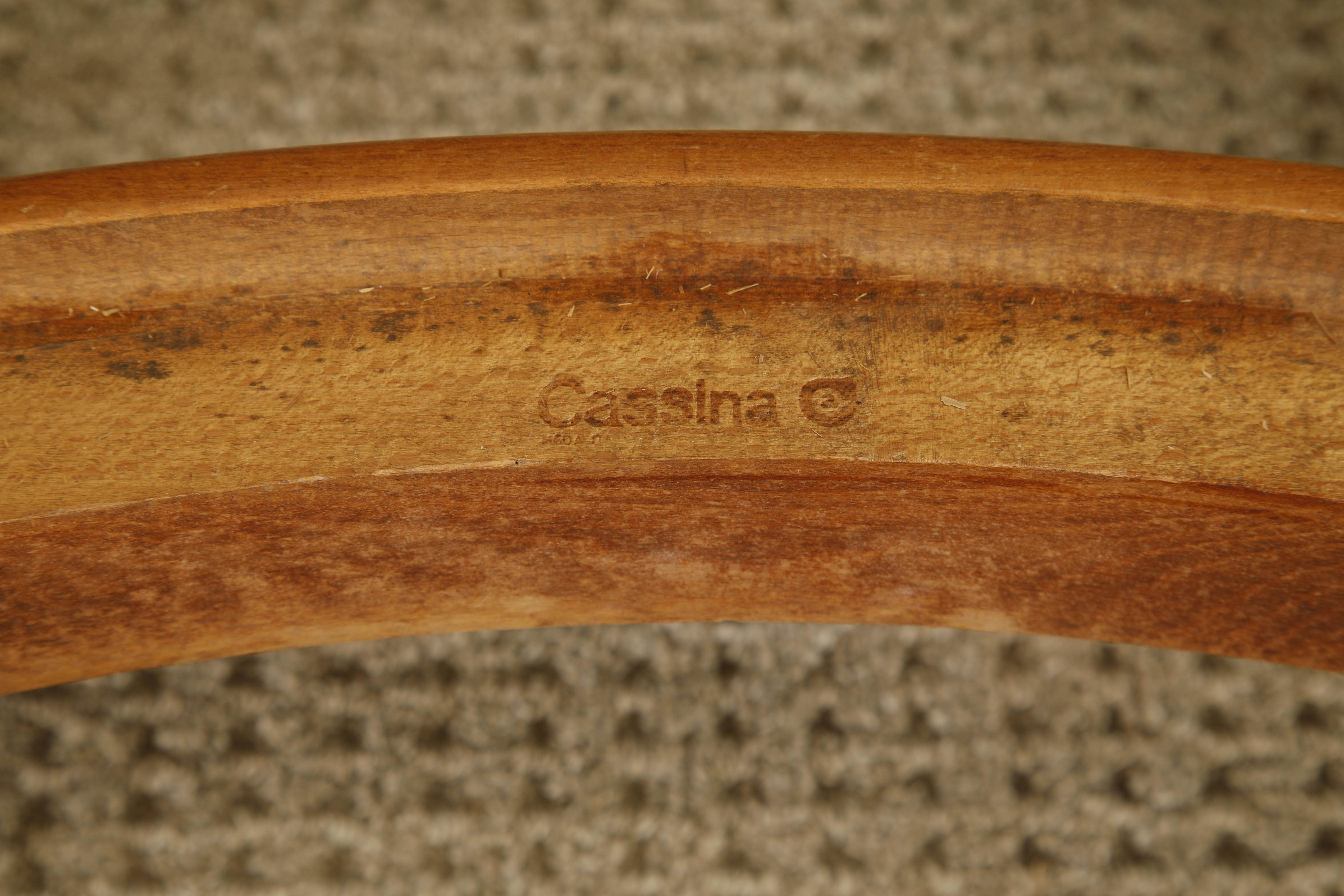 'Carimate' Lounge Chairs by Vico Magistretti for Cassina, c 1963, Signed For Sale 13