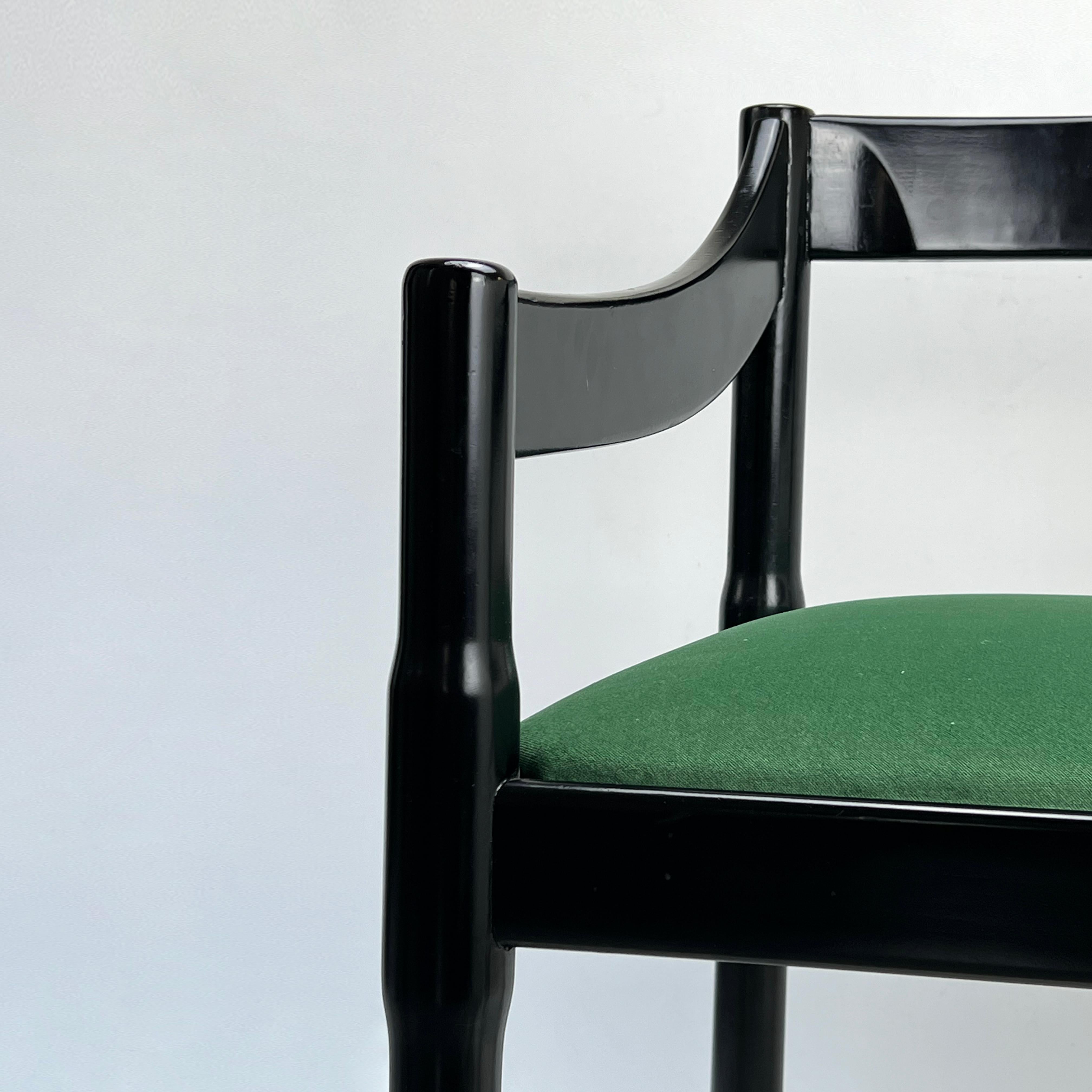 Italian 1st Edition Carimate Armchair Designed by Vico Magistretti for Comi (Artemide) For Sale