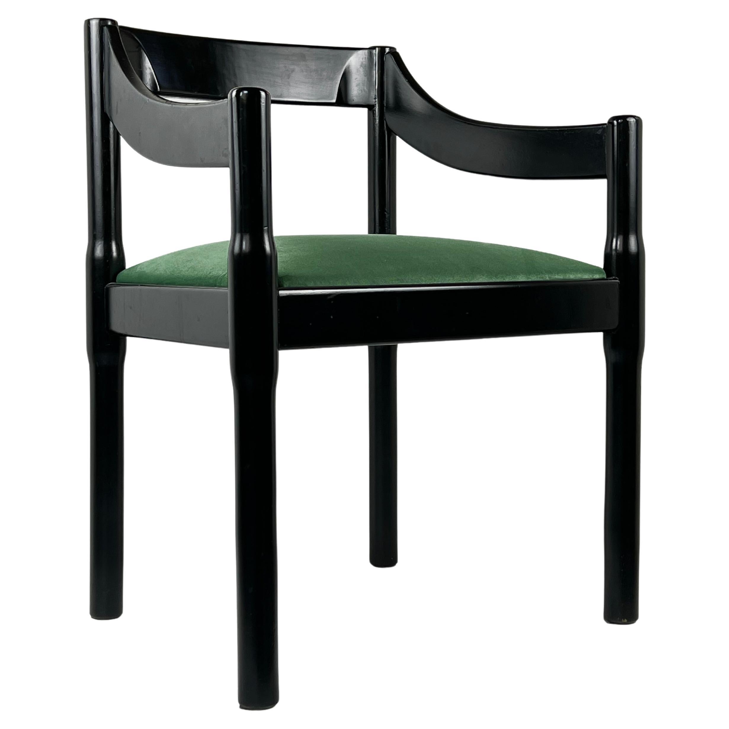 1st Edition Carimate Armchair Designed by Vico Magistretti for Comi (Artemide) For Sale