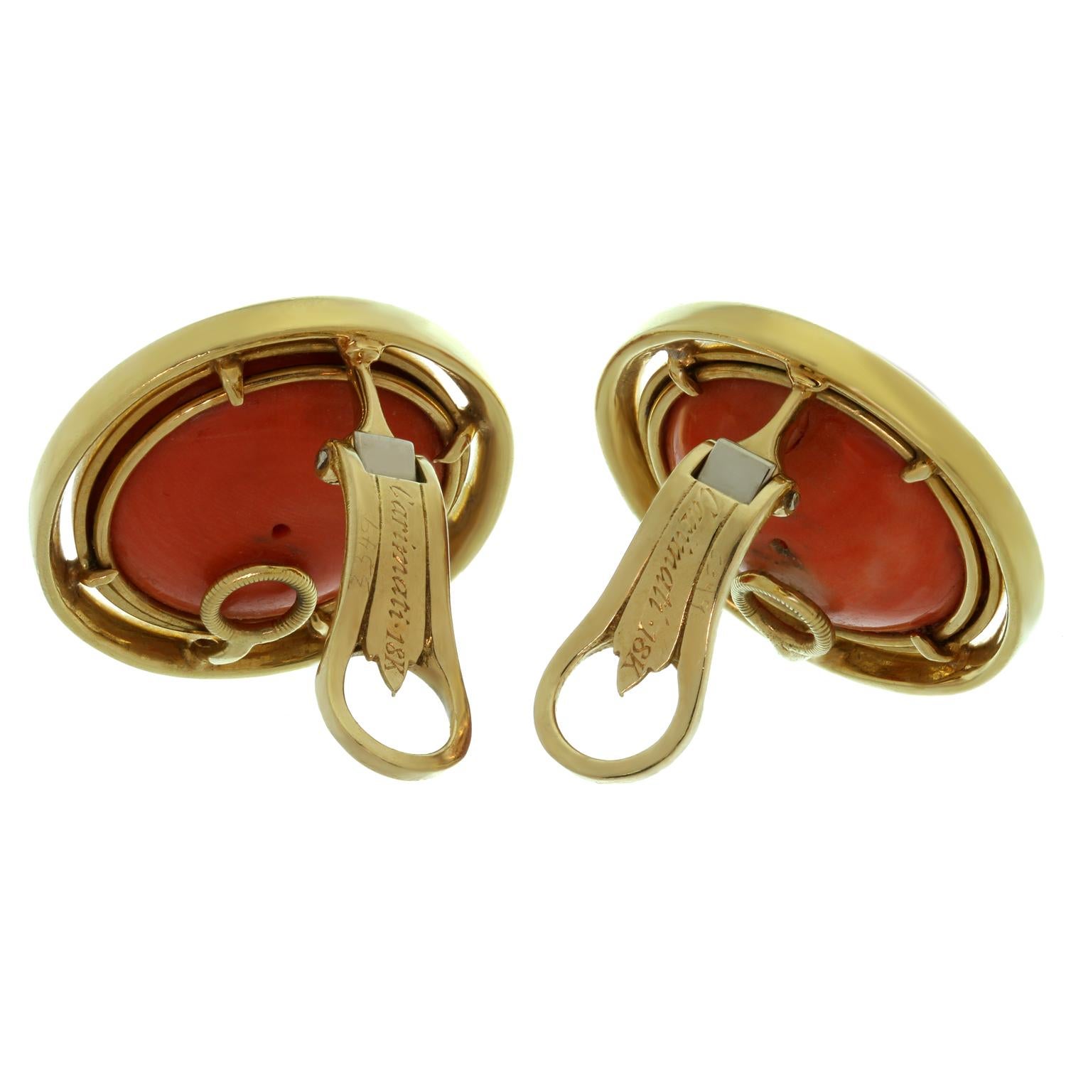 large round clip on earrings