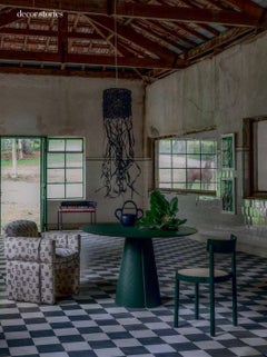 Carimbo Straw Knitting Pendant Lamp, Size Small