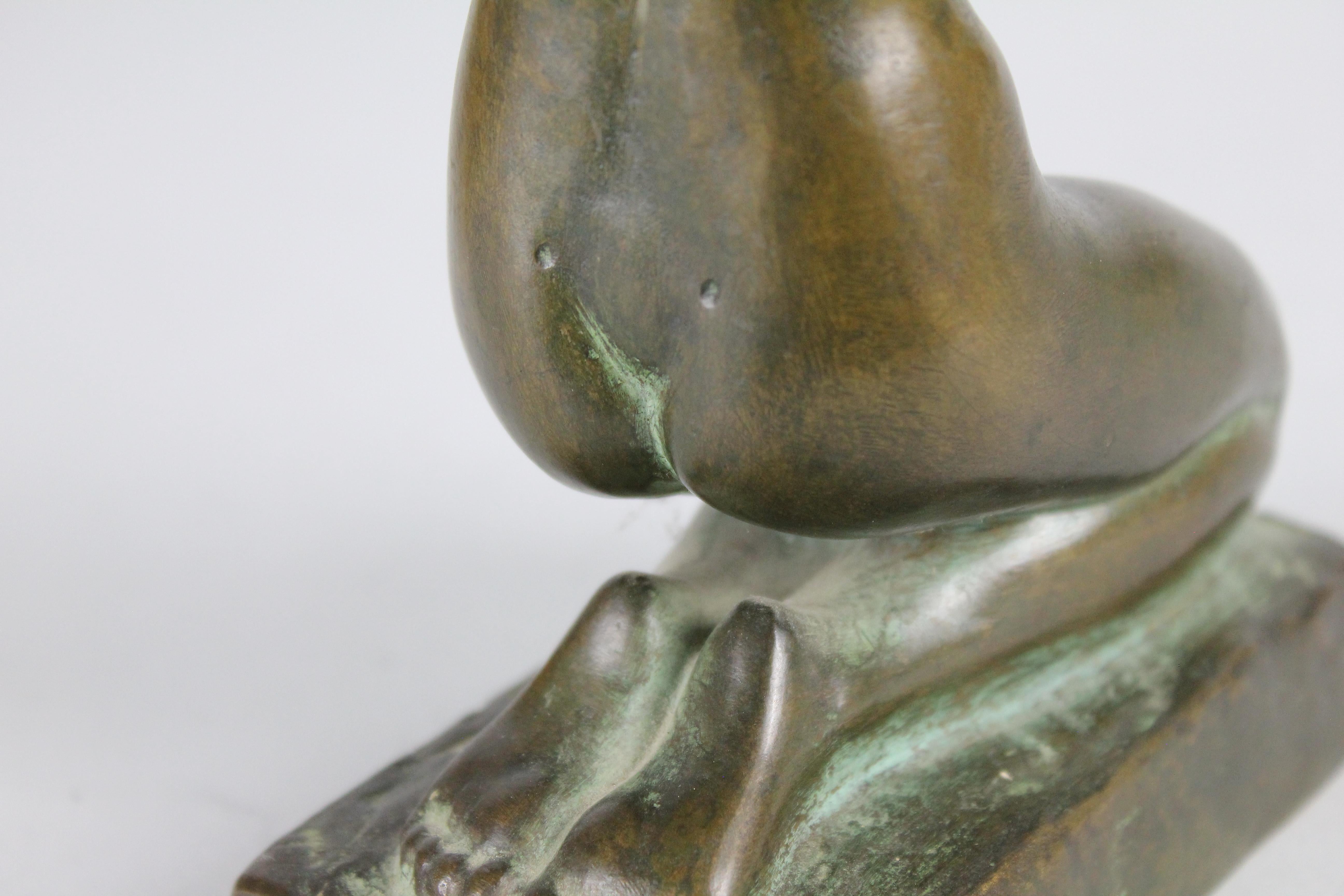 Carin Nilson, Swedish Bronze Nude Sculpture, 1940s 8