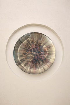 Limited Edition Carina Nebula Concave Multicolor Oxidized Mirror by Homa