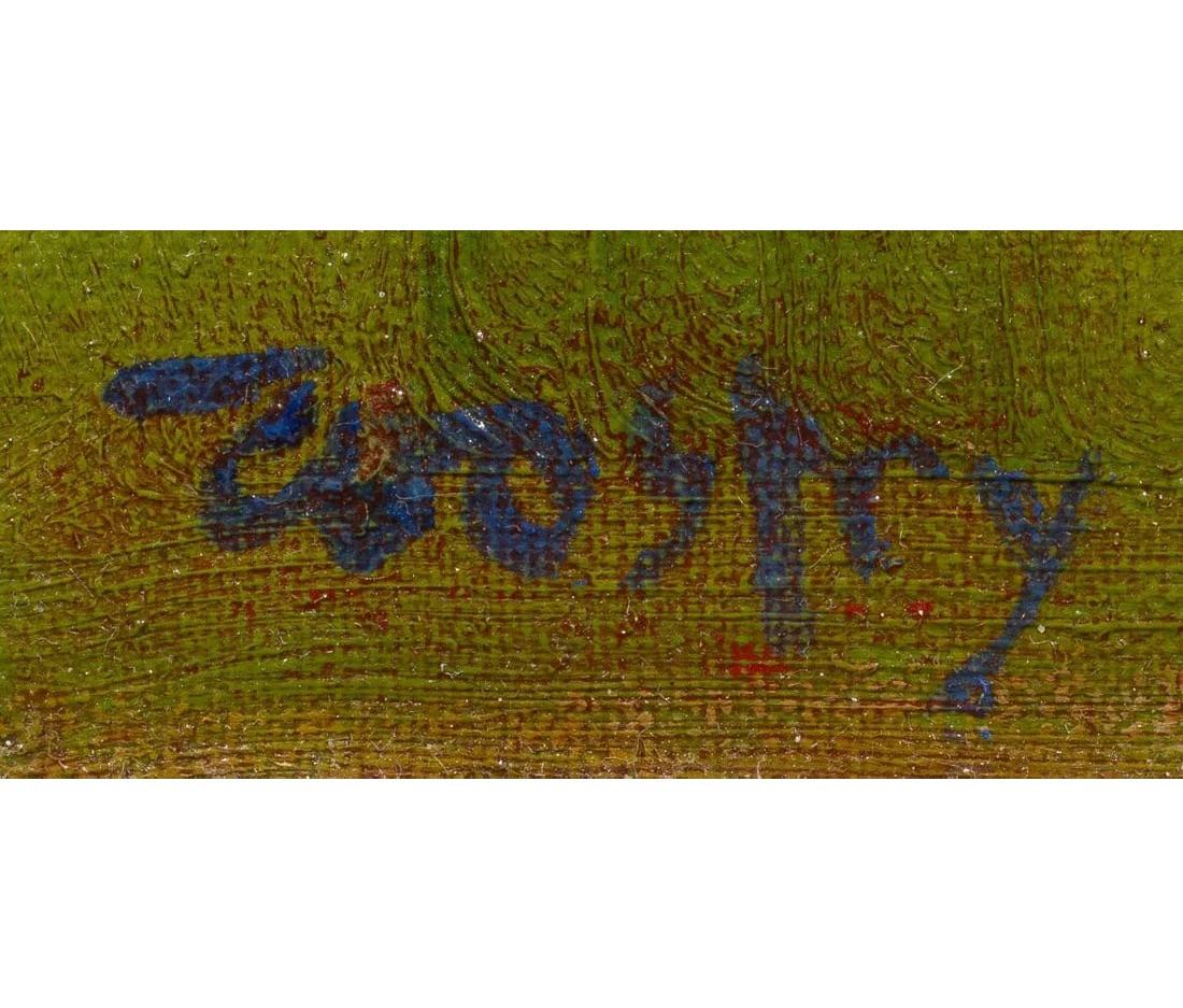 Cario Wostry, Gemälde Öl auf Leinwand im Zustand „Gut“ im Angebot in Dallas, TX