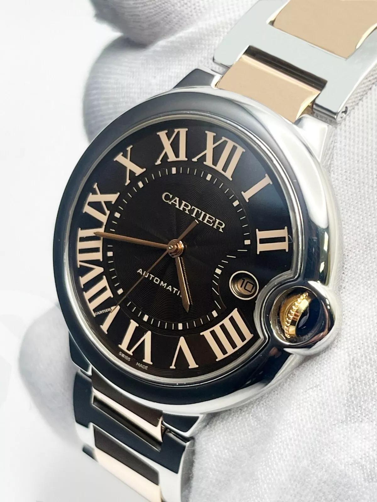 Style Number: W6920032 3001

 

Model: Ballon Bleu

 

Case Material: Stainless Steel 

 

Band: 18K Rose Gold & Stainless Steel 

 

Bezel: Stainless Steel 

 

Dial: Chocolate 

 

Face: Sapphire Crystal 

 

Case Size: 42mm

 

Includes: