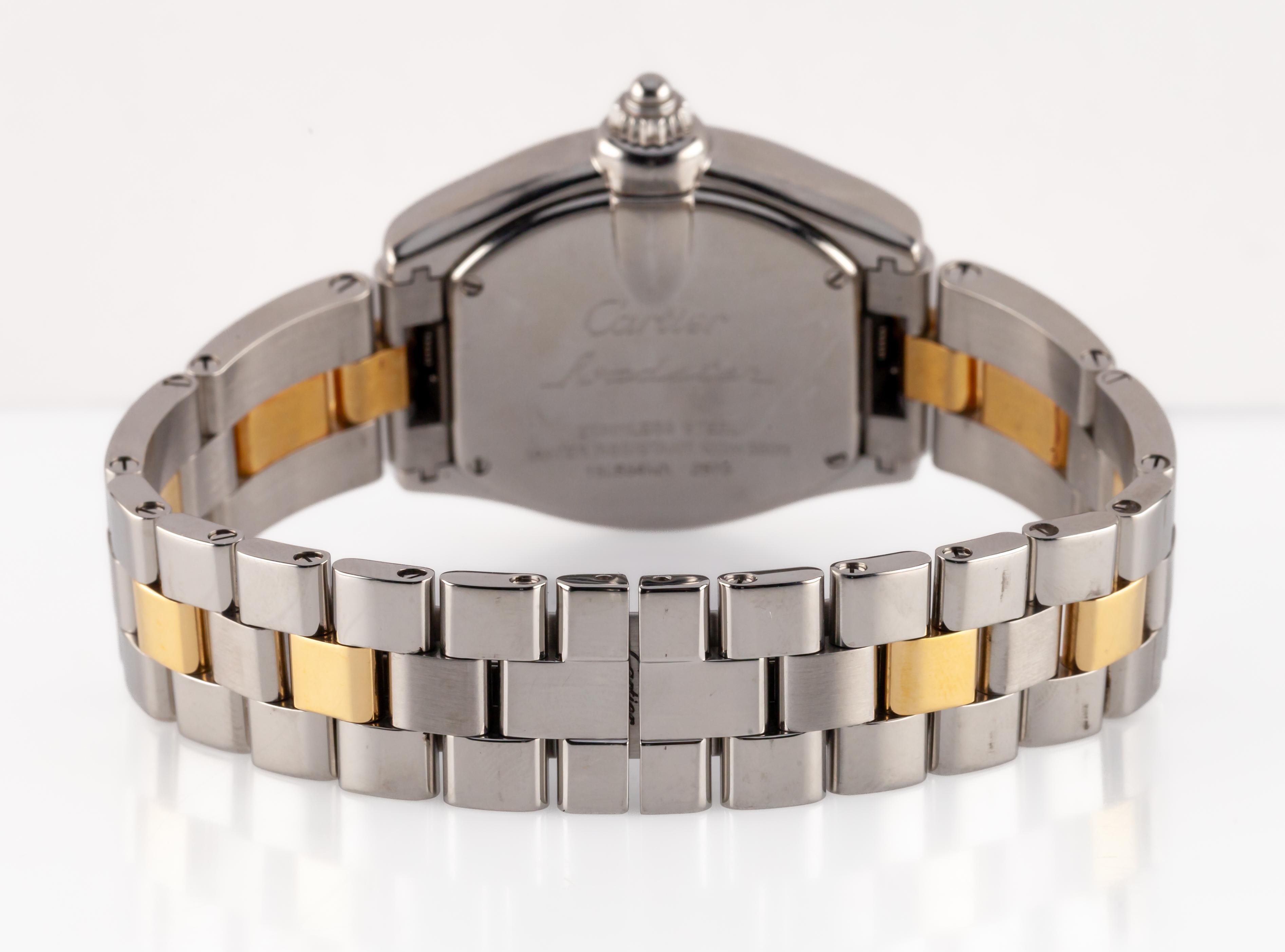 Reloj de cuarzo Cariter Roadster bicolor para señora, oro de 18 quilates + acero inoxidable 2675 1