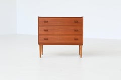 Carl Aage Skov Kommode aus Teakholz Munch Mobler Dänemark 1957