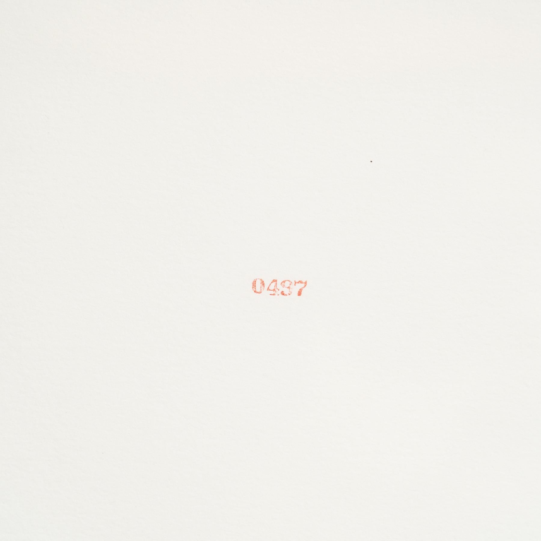 Carl Andre Obra de Arte de Edición Limitada - Sin título (Portafolio de sellos de caucho, 1976) Estadounidense en venta