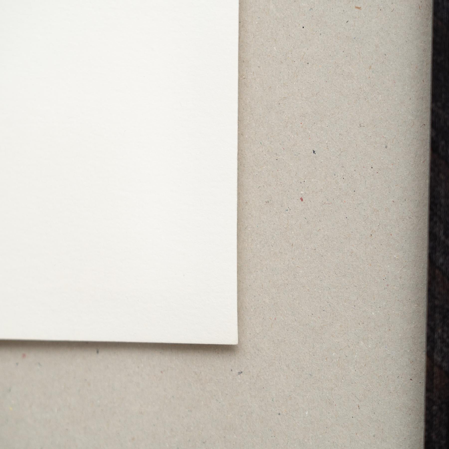Carl Andre Obra de Arte de Edición Limitada - Sin título (Portafolio de sellos de caucho, 1976) en Bueno estado para la venta en Barcelona, Barcelona