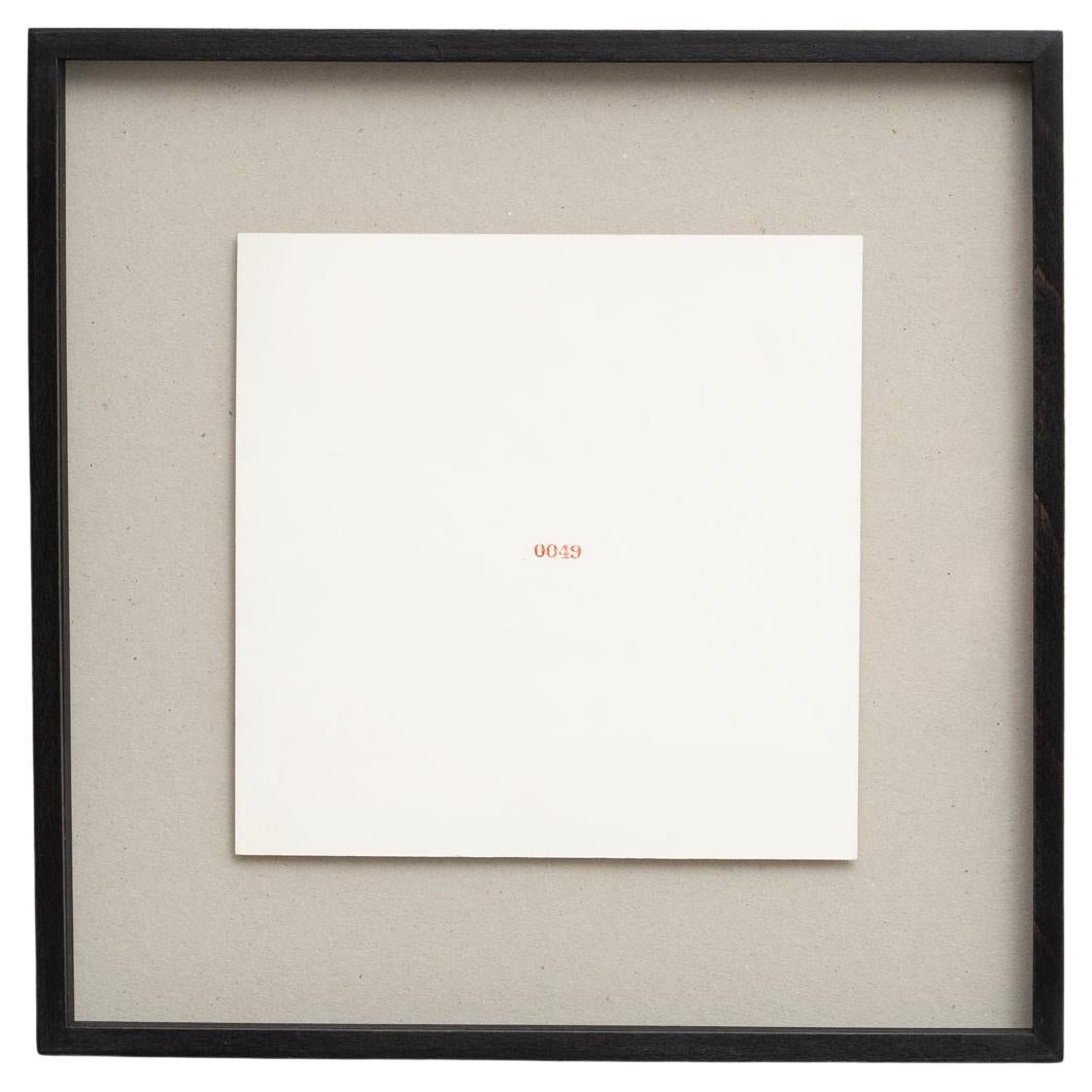 Carl Andre Obra de Arte de Edición Limitada - Sin título (Portafolio de sellos de caucho, 1976) en venta
