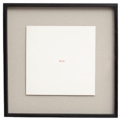 Opera d'arte in edizione limitata di Carl Andre - Senza titolo (Rubber Stamp Portfolio, 1976)