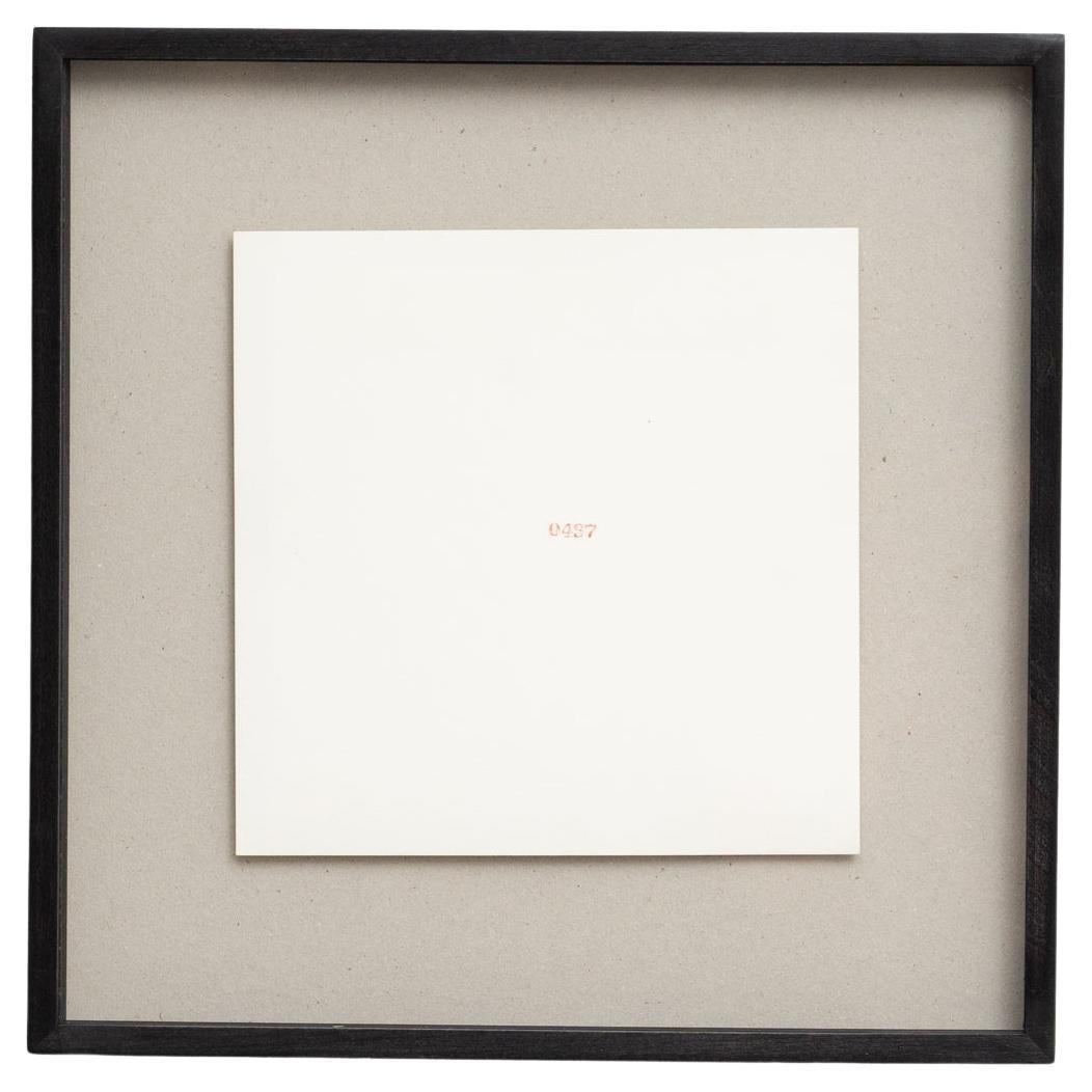 Carl Andre Obra de Arte de Edición Limitada - Sin título (Portafolio de sellos de caucho, 1976)