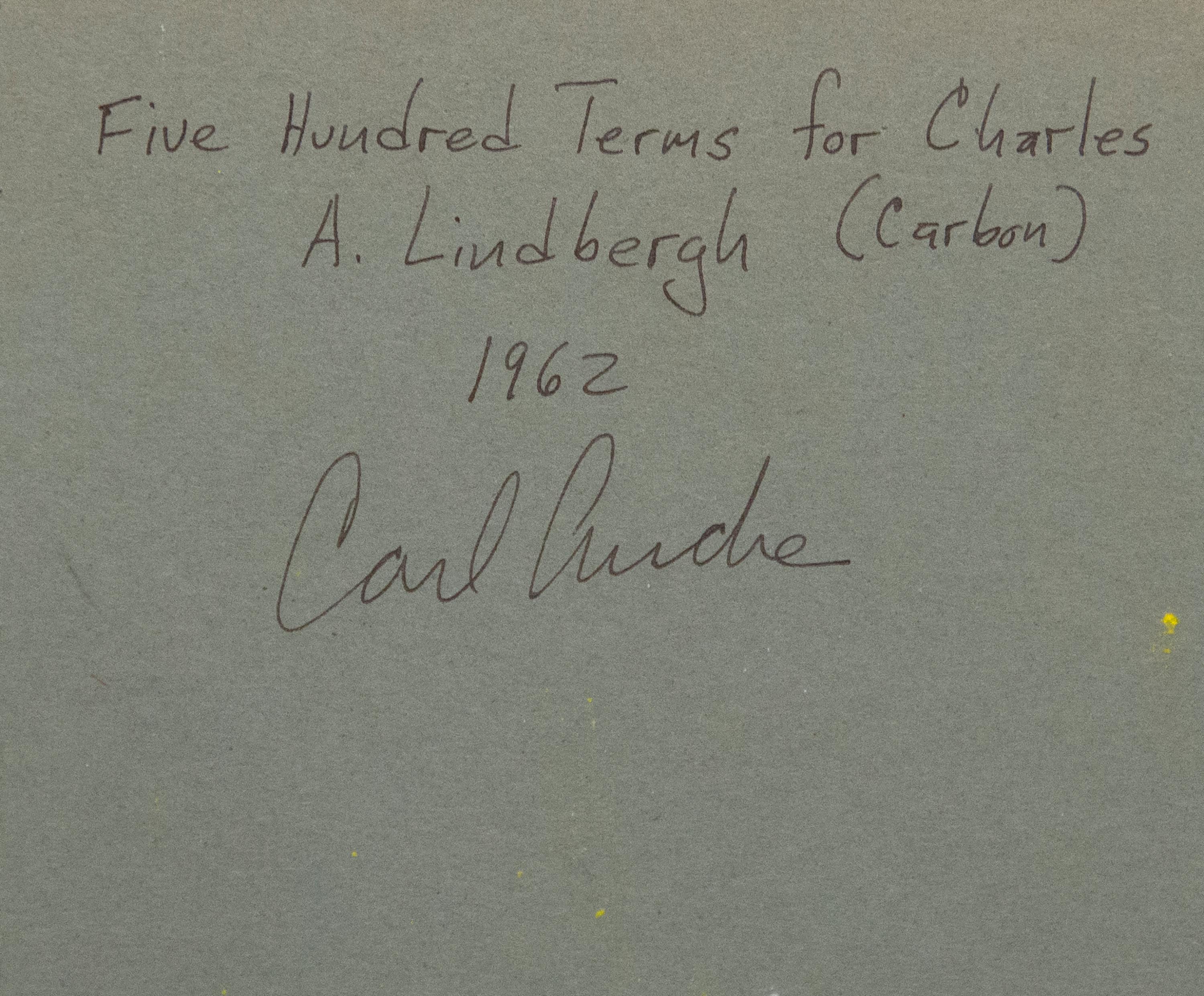 Five Hundred Terms for Charles A. Lindbergh For Sale 3