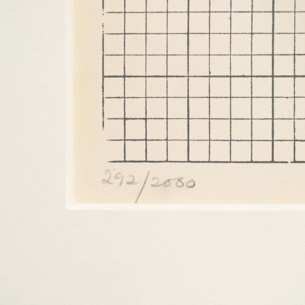 Carl Andre “Untitled”, 1972 — NYCLU Ticket, Signed Conceptual Art For Sale 7