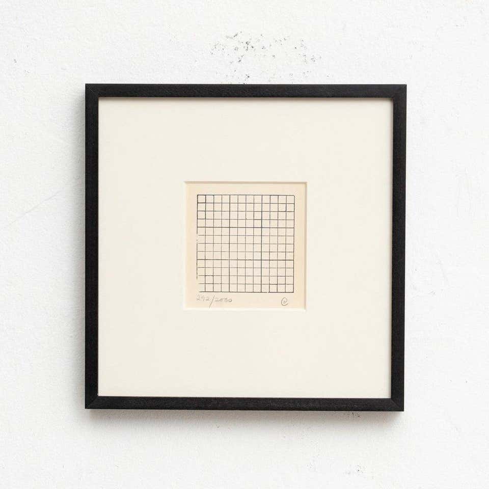 Carl Andre “Untitled”, 1972 — NYCLU Ticket, Signed Conceptual Art