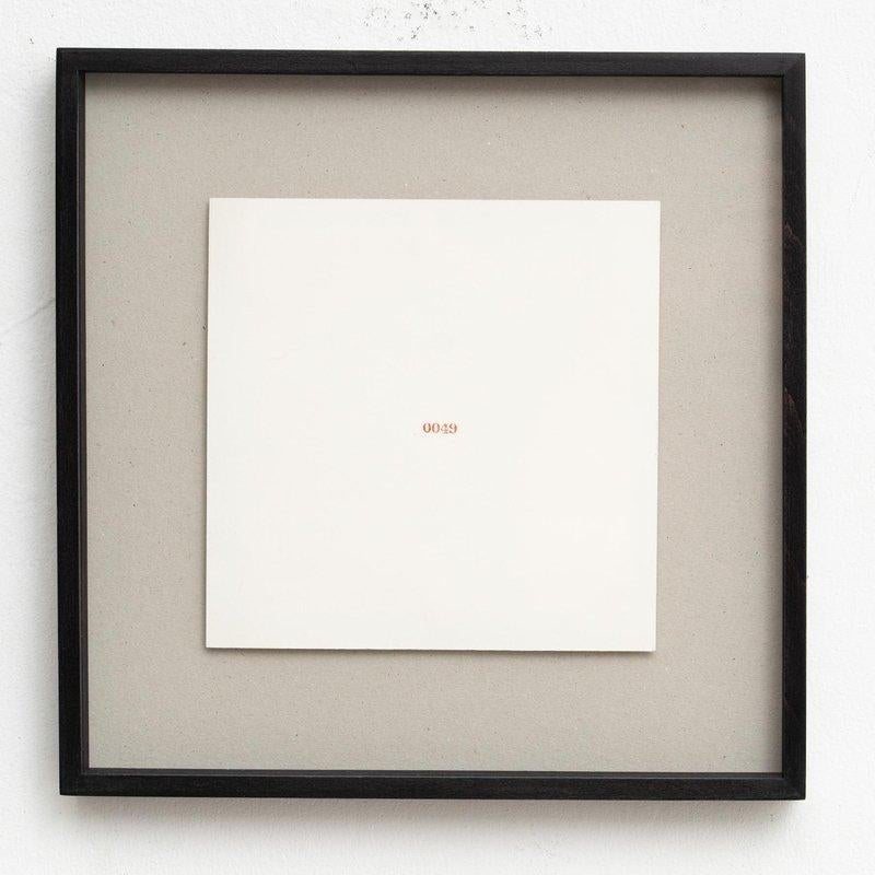 Carl Andre “Untitled”, 1976 — Rubber Stamp Portfolio, Minimalist Art For Sale 11