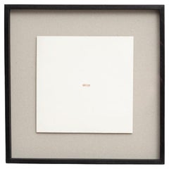 Carl Andre "Ohne Titel", 1976 - Stempelmappe, Minimalistische Kunst