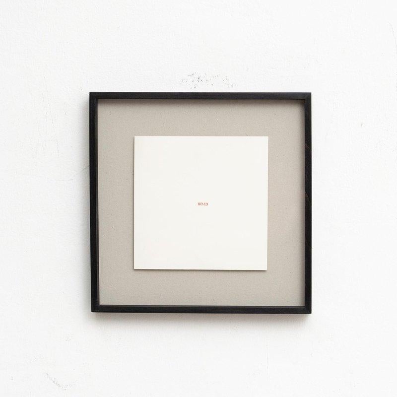Carl Andre “Untitled”, 1976 — Rubber Stamp Portfolio, Minimalist Art For Sale 2