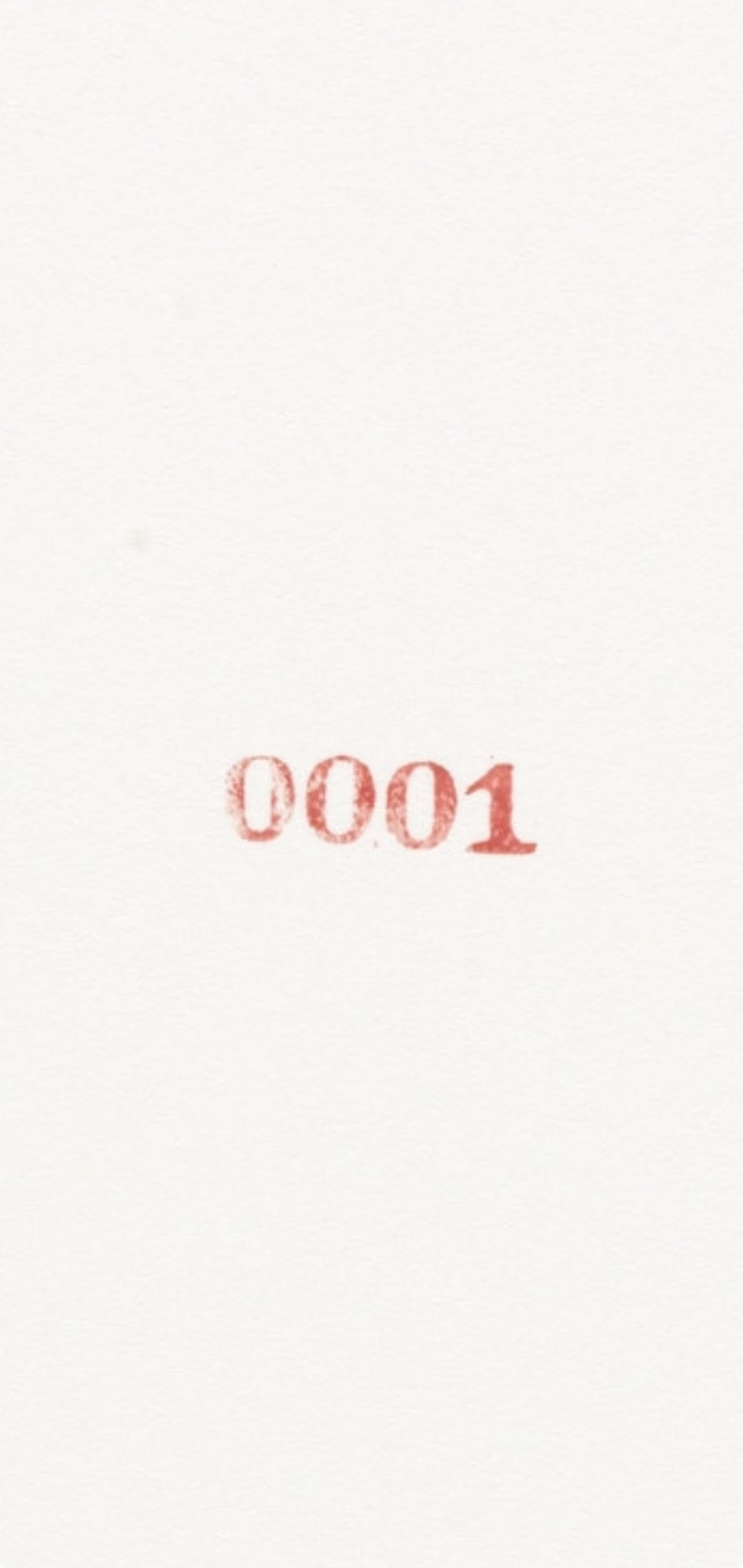 Composition, Rubber Stamp Portfolio, Carl Andre For Sale 1