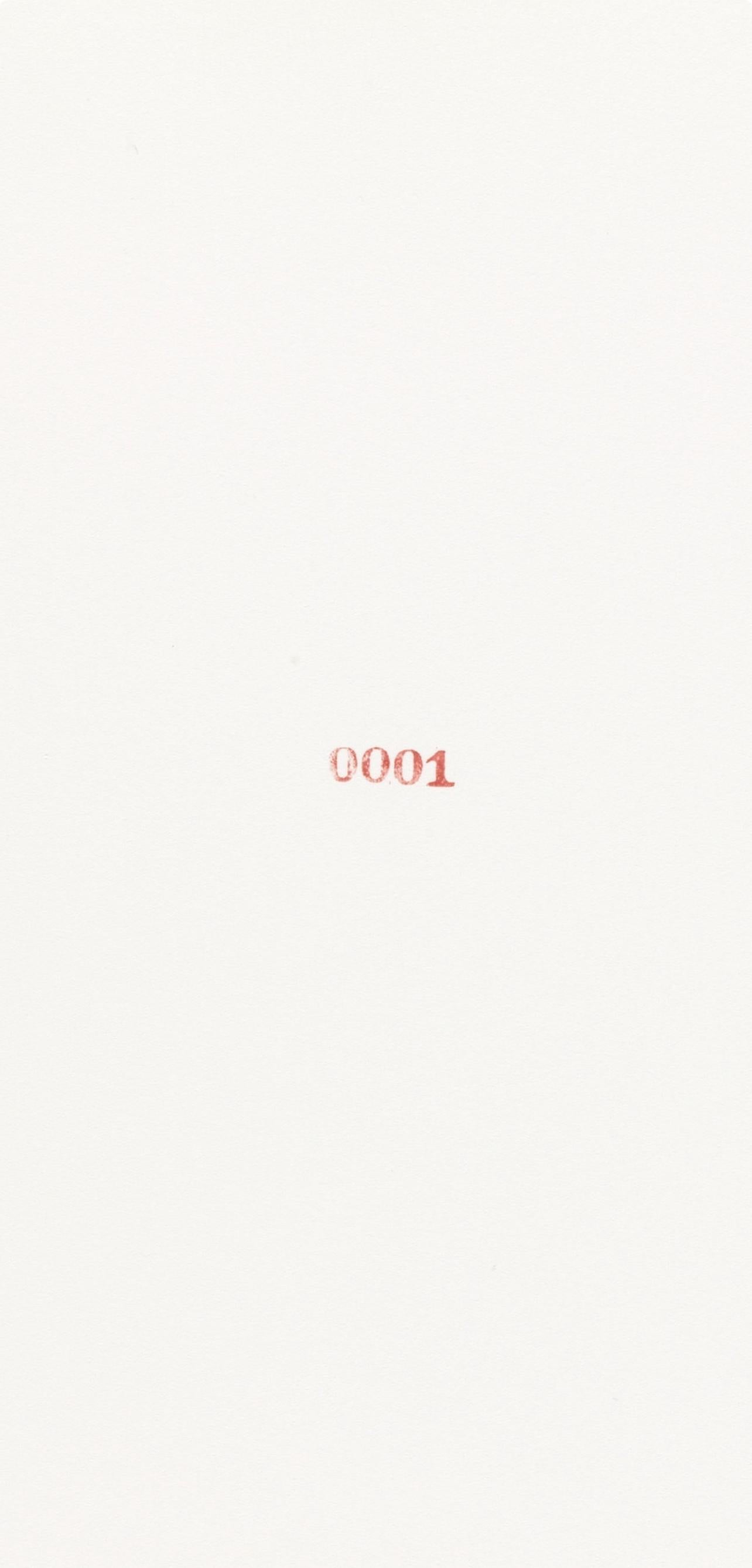 Composition, Rubber Stamp Portfolio, Carl Andre For Sale 2