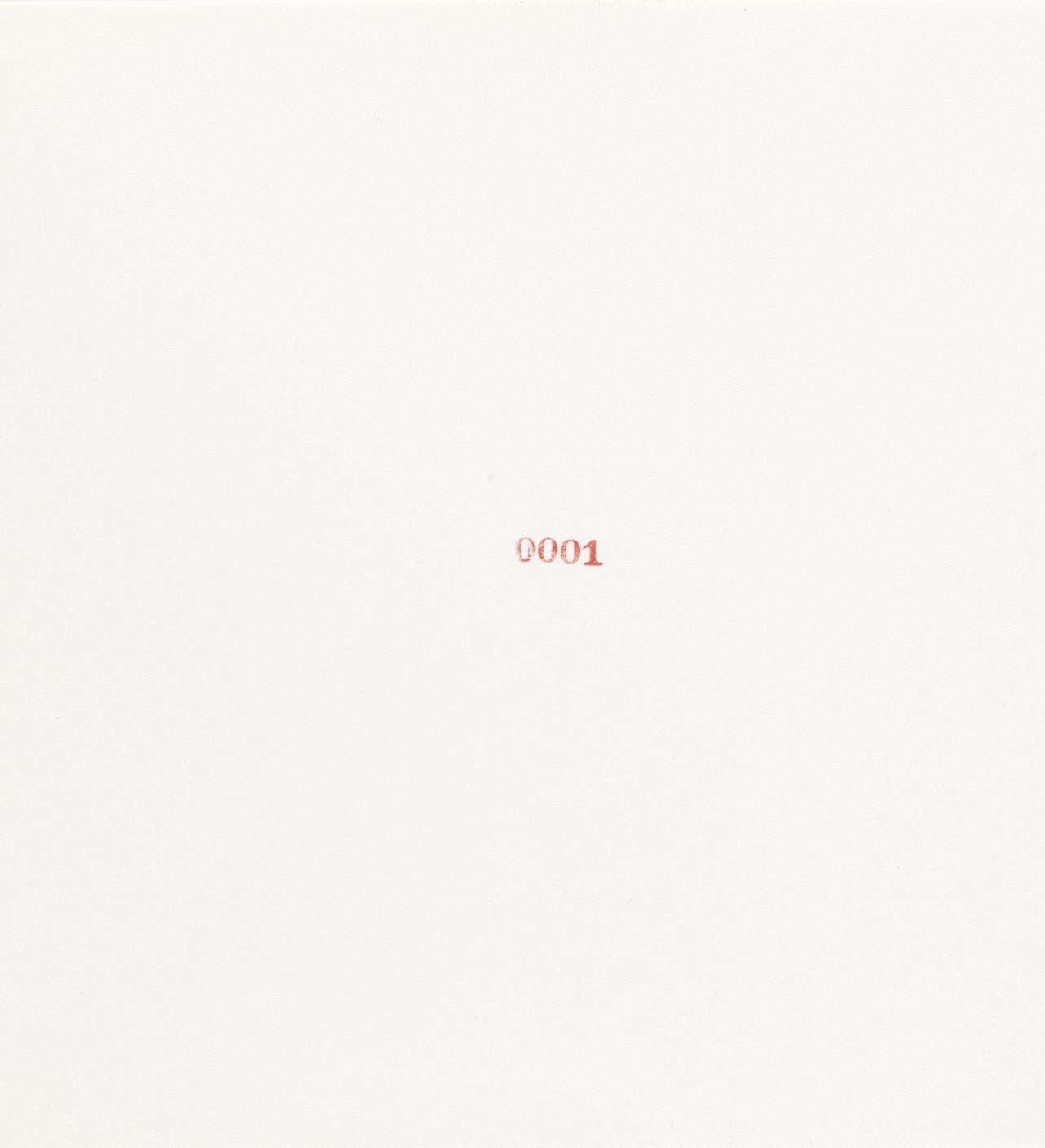 Composition, Rubber Stamp Portfolio, Carl Andre