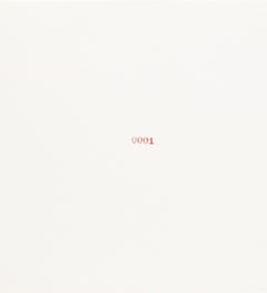 Composición, Cartera de sellos de caucho, Carl Andre